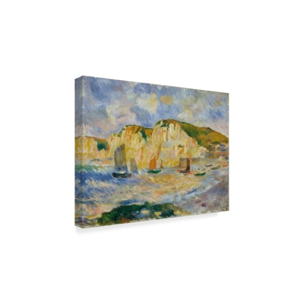 Pierre Auguste Renoir 'Sea And Cliffs' Canvas Art,35x47